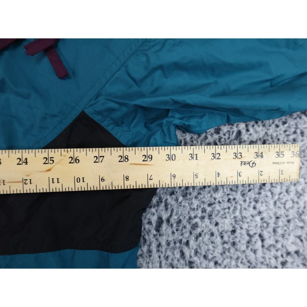 Vintage Columbia Windbreaker Jacket Mens L Teal Purple‎ Vintage 90s Colorblock